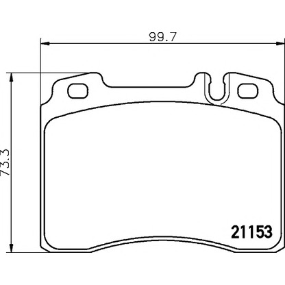 Foto Kit pastiglie freno, Freno a disco PAGID T1126