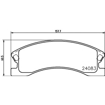 Foto Kit pastiglie freno, Freno a disco PAGID T1470