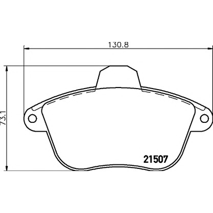 Photo Kit de plaquettes de frein, frein à disque PAGID T9018