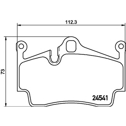 Photo Brake Pad Set, disc brake PAGID T1698