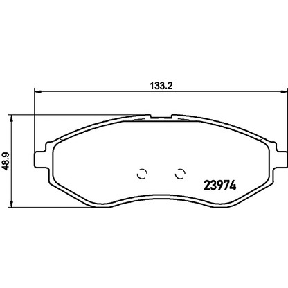 Photo Brake Pad Set, disc brake PAGID T1443