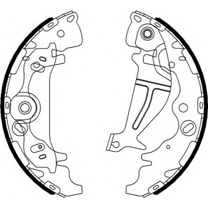 Photo Jeu de mâchoires de frein PAGID H1790