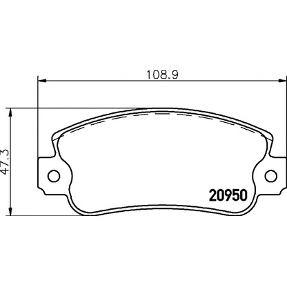 Foto Bremsbelagsatz, Scheibenbremse PAGID T9003