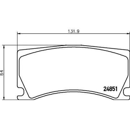 Photo Brake Pad Set, disc brake PAGID T1790