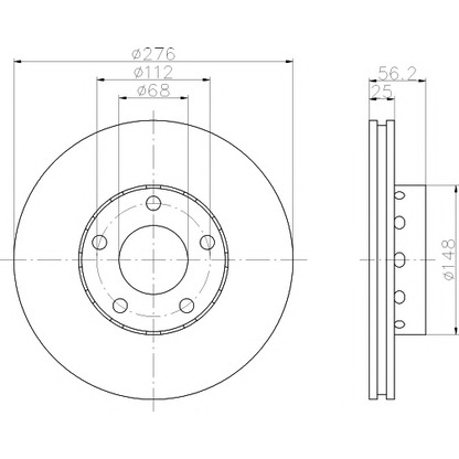 Photo Brake Disc PAGID 53939