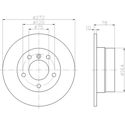 Photo Brake Disc PAGID 50433