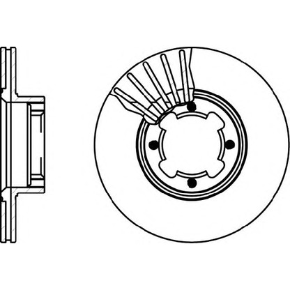 Photo Brake Disc PAGID 53302