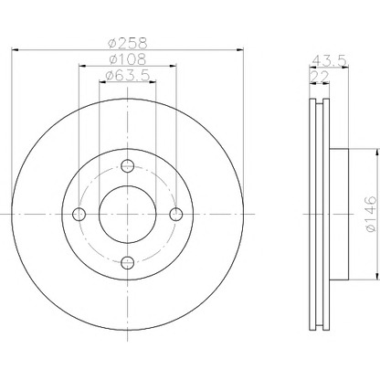 Photo Brake Disc PAGID 51040