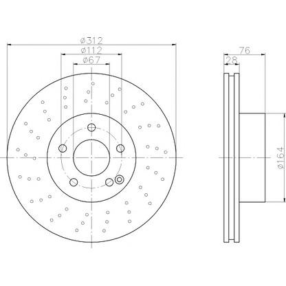 Photo Brake Disc PAGID 50270