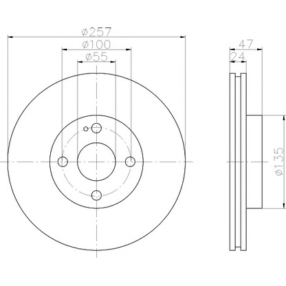 Photo Brake Disc PAGID 50296