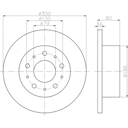 Photo Brake Disc PAGID 54576