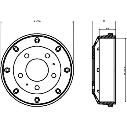 Photo Brake Drum PAGID 62103