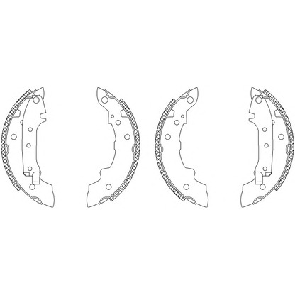 Photo Brake Shoe Set PAGID Q0075