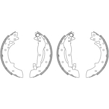 Photo Brake Shoe Set PAGID Q0065