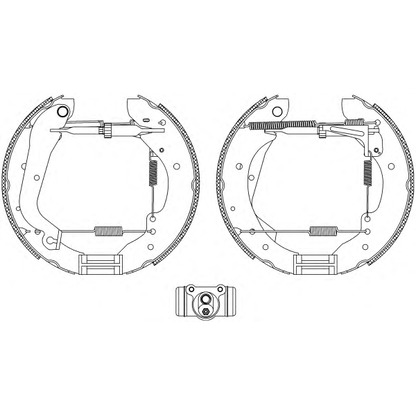 Photo Brake Shoe Set PAGID Q1214