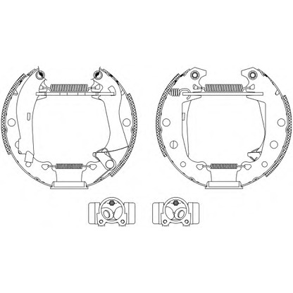 Photo Brake Shoe Set PAGID R0215