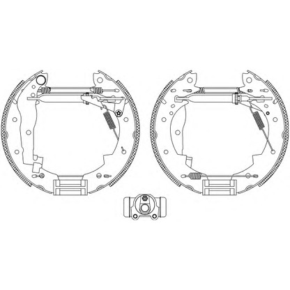 Foto Kit ganasce freno PAGID R0445