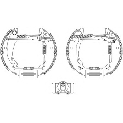 Photo Brake Shoe Set PAGID R0155