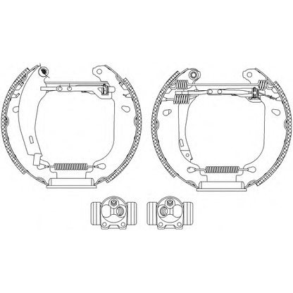 Photo Brake Shoe Set PAGID R1307