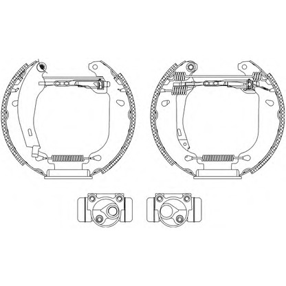 Photo Brake Shoe Set PAGID R0360