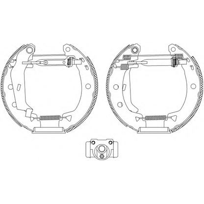 Фото Комплект тормозных колодок PAGID R1055