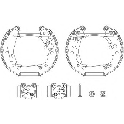 Photo Brake Shoe Set PAGID R0030