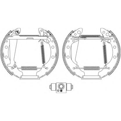 Photo Brake Shoe Set PAGID R1328