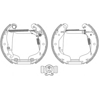 Photo Brake Shoe Set PAGID R1327