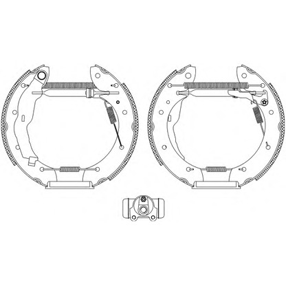 Photo Brake Shoe Set PAGID R0685