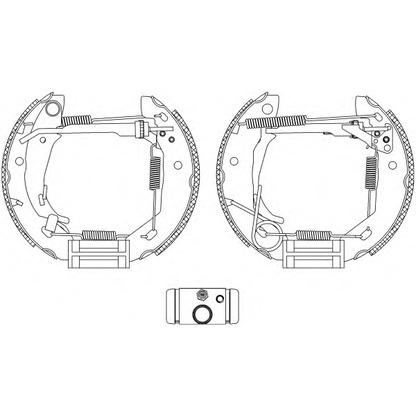 Photo Brake Shoe Set PAGID R1296