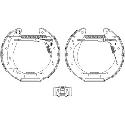 Photo Brake Shoe Set PAGID R0875