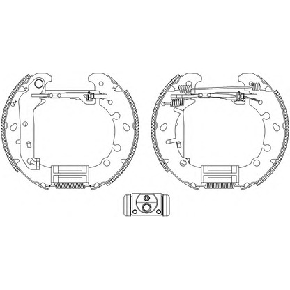 Photo Brake Shoe Set PAGID R1185