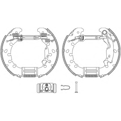 Zdjęcie Zesatw szczęk hamulcowych PAGID R1309