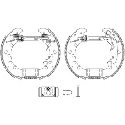 Photo Brake Shoe Set PAGID R1344