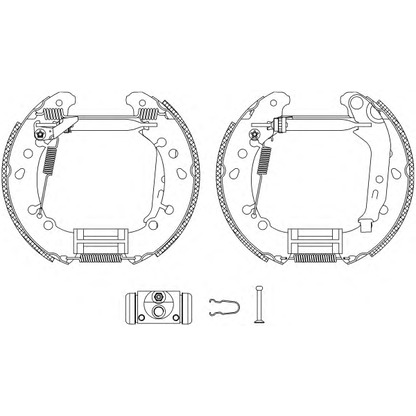 Photo Jeu de mâchoires de frein PAGID R1352