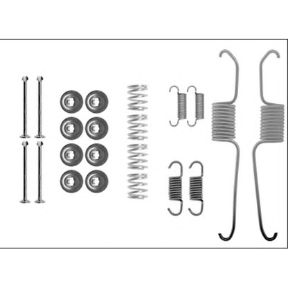 Photo Kit d'accessoires, mâchoire de frein PAGID X0244