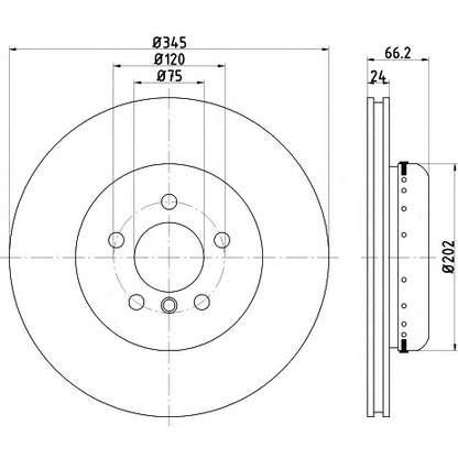 Photo Brake Disc PAGID 65148