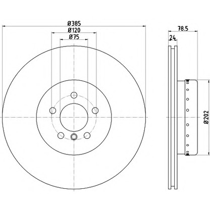 Photo Brake Disc PAGID 65137