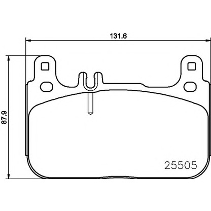 Photo Kit de plaquettes de frein, frein à disque PAGID T2401