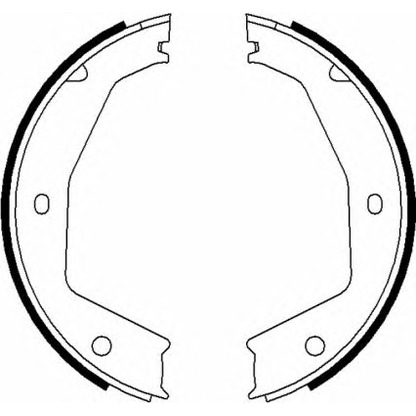 Photo Brake Shoe Set, parking brake PAGID H1701