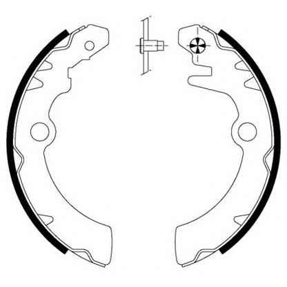 Photo Brake Shoe Set PAGID H1760