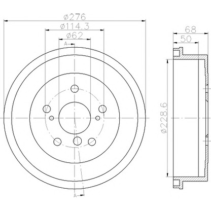 Photo Brake Drum PAGID 61294