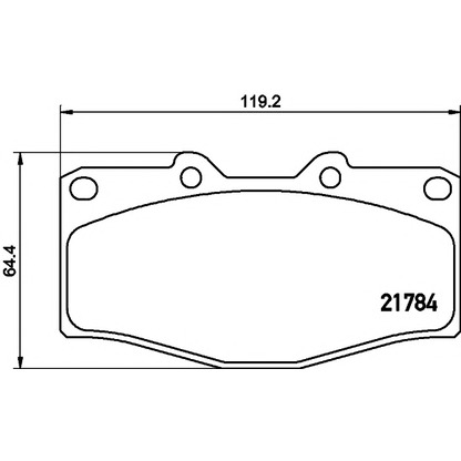 Foto Kit pastiglie freno, Freno a disco PAGID T2144