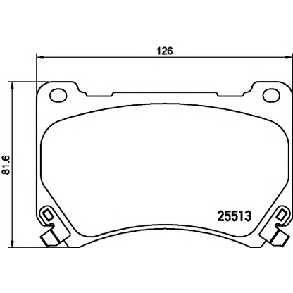 Photo Kit de plaquettes de frein, frein à disque PAGID T2115