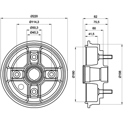 Photo Brake Drum PAGID 61164