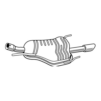 Zdjęcie Tłumik końcowy WALKER 23515