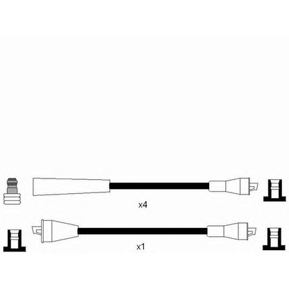 Foto Kit cavi accensione NGK 0725