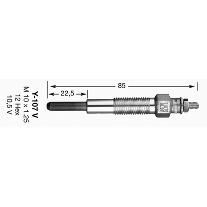 Photo Glow Plug NGK 6628