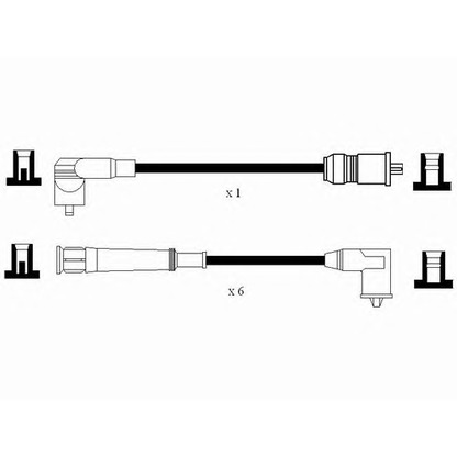 Foto Zündleitungssatz NGK 0577