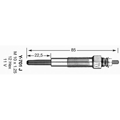 Foto Bujía de precalentamiento NGK 5116